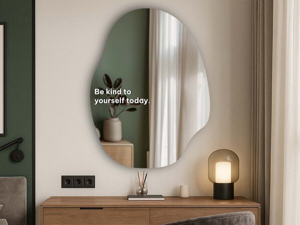 Nalepka za ogledalo S26 – Be kind to yourself today