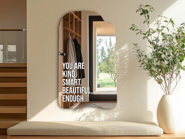 Nalepka za ogledalo S23 – You are kind, smart, beautiful, enough