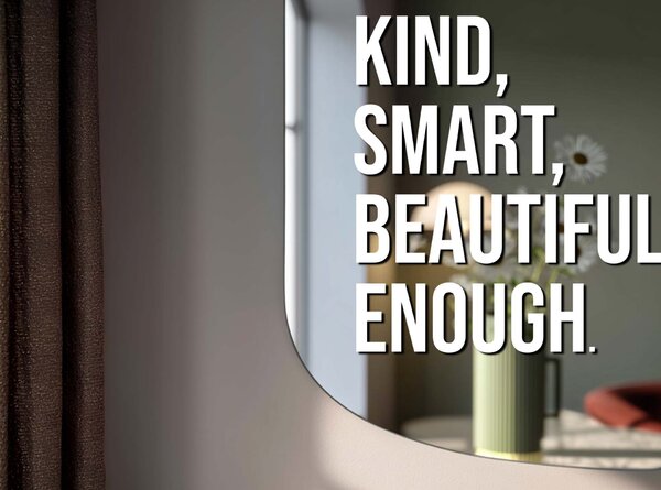 Nalepka za ogledalo S23 – You are kind, smart, beautiful, enough