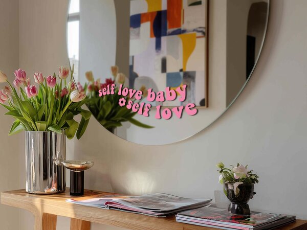 Nalepka za ogledalo S25 – Self love baby