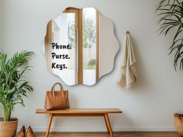 Nalepka za ogledalo S31 – Phone. Purse. Key