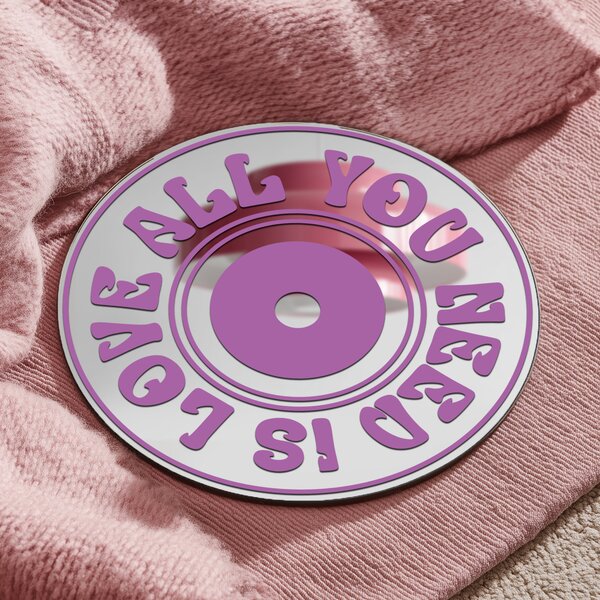 Nalepka za ogledalo S42 – CD- All you need is love
