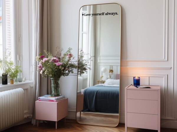 Nalepka za ogledalo S36 – Love yourself always