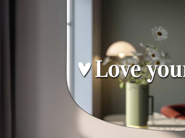 Nalepka za ogledalo S36 – Love yourself always