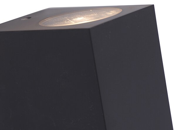 Pametna stenska svetilka siva iz plastike vklj. 2 Wifi GU10 - Baleno