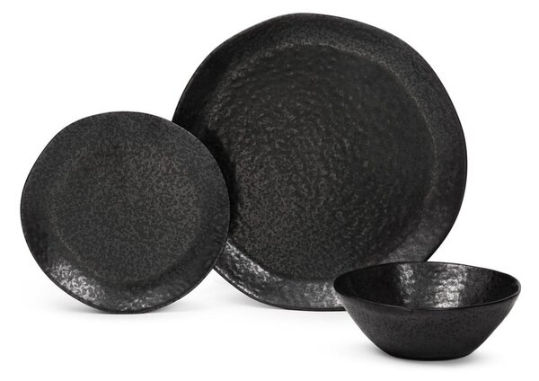 Lončen jedilni servis 18 ks Dark Moon – Bonami Selection