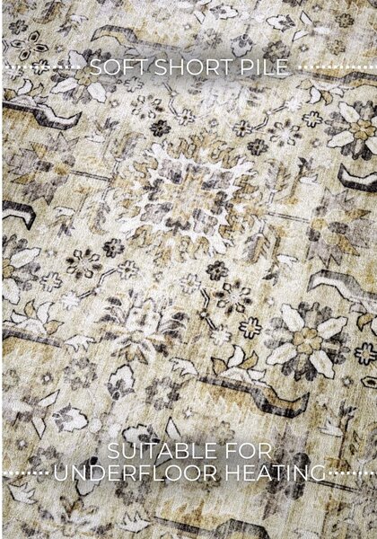 Bež preproga 160x230 cm Saveh Cream Gold – Elle Decoration