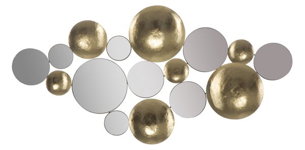 Stenska dekoracija Gold Mirror Glam