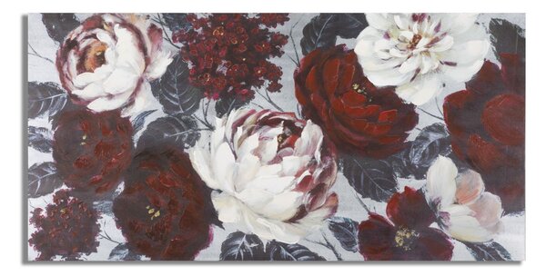 Slika White/Red Flower Darkback