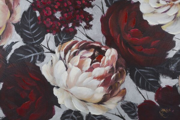 Slika White/Red Flower Lightback