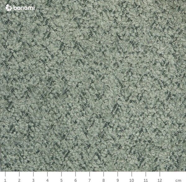 Zelena raztegljiva sedežna garnitura iz tkanine bouclé 215 cm Patti – Bonami Selection