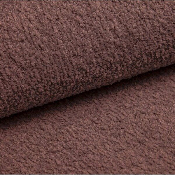 Rdeča raztegljiva sedežna garnitura iz tkanine bouclé 215 cm Patti – Bonami Selection