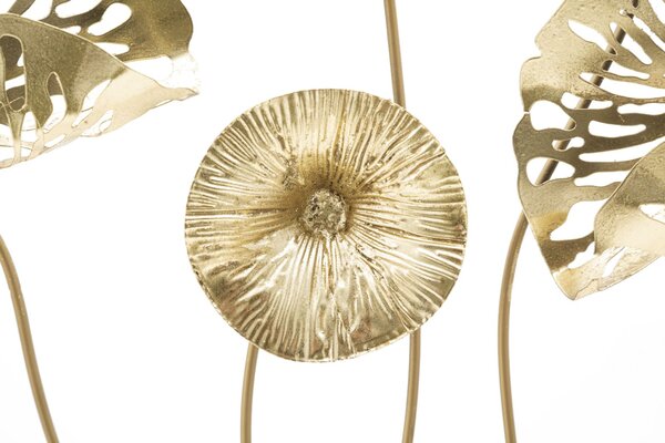 Stenska dekoracija Gold Flowers