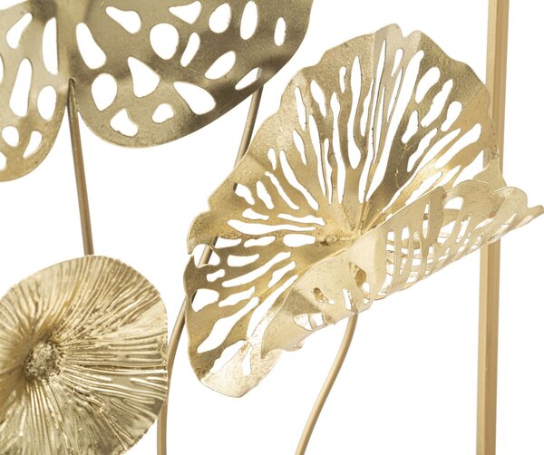 Stenska dekoracija Gold Flowers