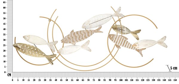 Stenska dekoracija Fishy Move