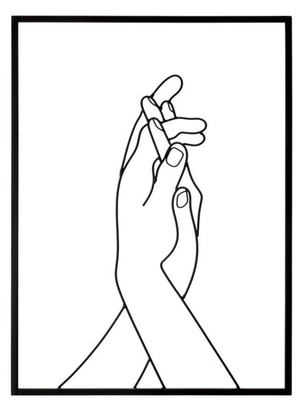 Stenska dekoracija Simply Hands