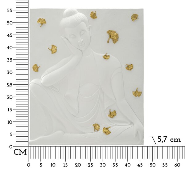 Stenska dekoracija Buddha