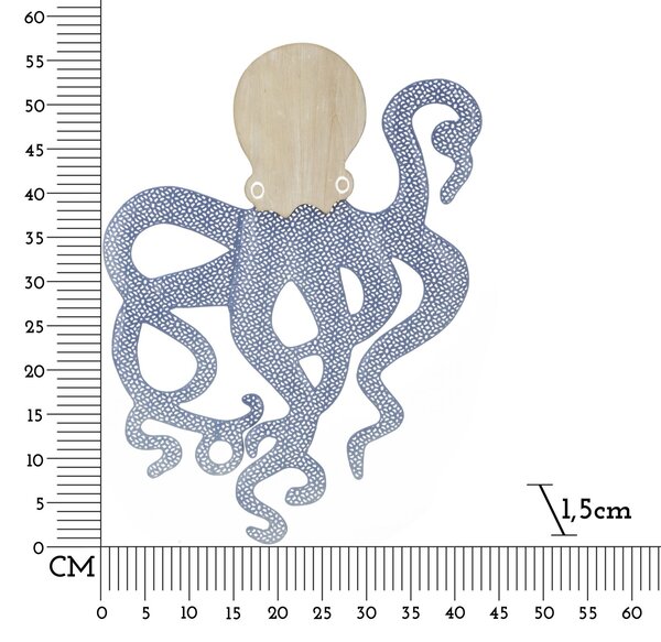 Stenska dekoracija Octopus