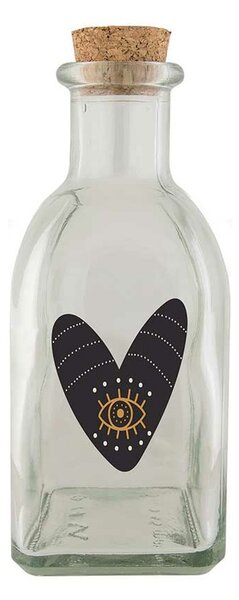 Bohemia Gifts Steklena steklenica Srce, 250 ml