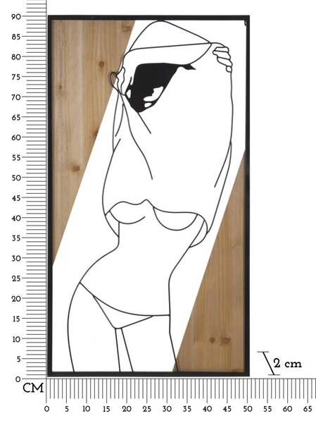 Stenska dekoracija Strip -B-