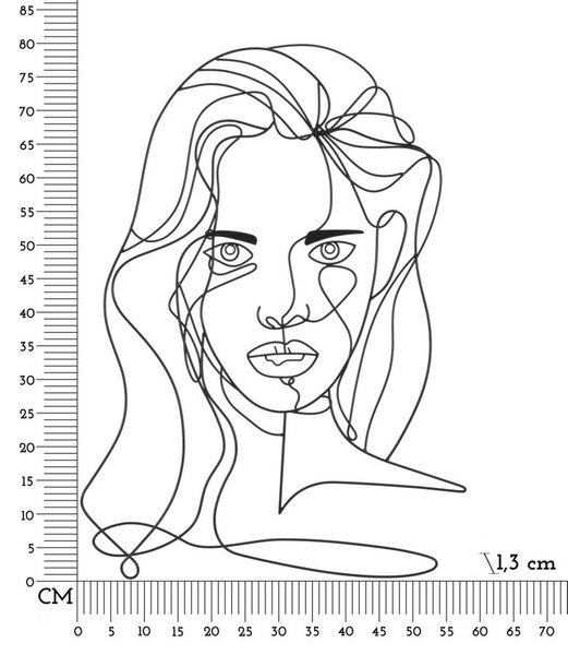 Stenska dekoracija Face