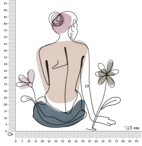 Stenska dekoracija Lady Flower