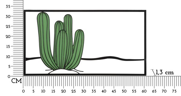 Stenska dekoracija Cactus