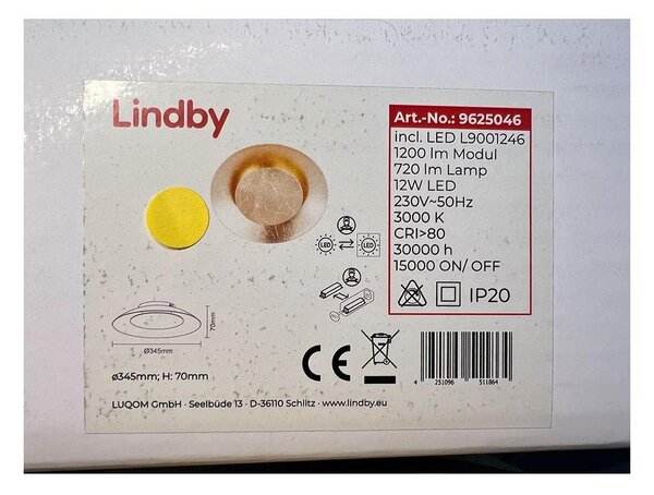 Lindby - LED Stropna svetilka KETI LED/12W/230V