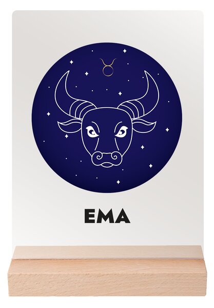 ATMOWOOD Vaš imenski znak na akrilnem steklu - stojalo za luči Izberite astrološko znamenje: Tehtnica