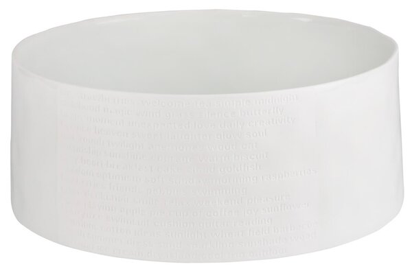 Bela porcelanasta skleda ROOM POETRY BOWL
