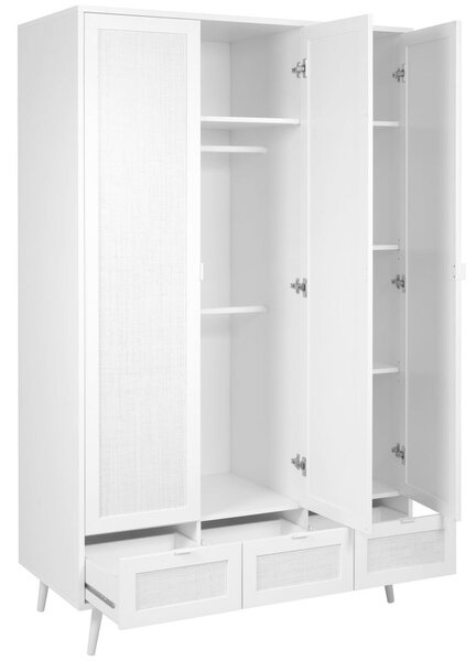 MID.YOU Omara Za Oblačila Dili, Bela, 120 Cm