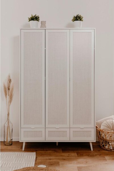 MID.YOU Omara Za Oblačila Dili, Bela, 120 Cm