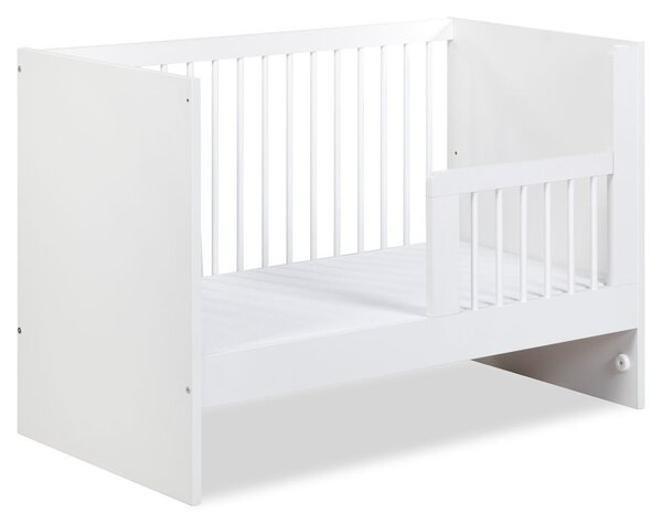 Bela ograja za posteljico TULCO 60 x 120 cm
