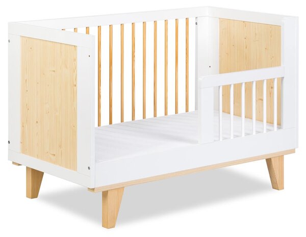 Bela ograja za posteljico TULCO 60 x 120 cm