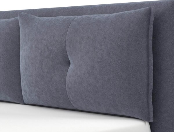 Bessagi Home Oblazinjena Postelja Sleepy, 180x200, Siva