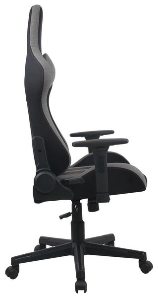 Mömax Gaming Stol Carlos, Siva, Črna