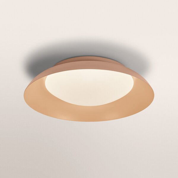 OSRAM LED stropna svetilka ORBIS PLATE, roza, Ø 31 cm, clickdim, zatemnjen, Roza / rosé, Dnevna soba / jedilnica, Kovina, Sodobni
