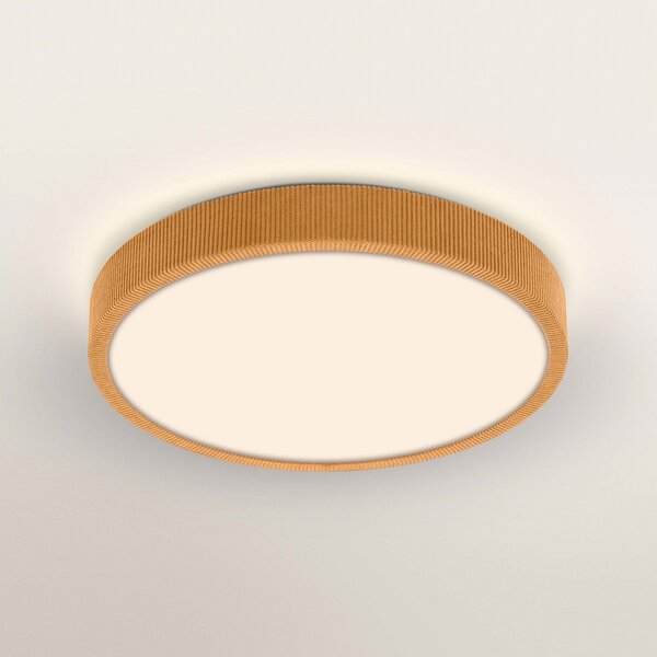 OSRAM LED-stropna svetilka ORBIS MATTEO, Ø 39 cm, oranžna, clickdim, zatemnjen, Oranžna, Dnevna soba / jedilnica, Kovina, Sodobni