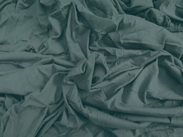 Jersey rjuha temno zelena 90 x 200 cm