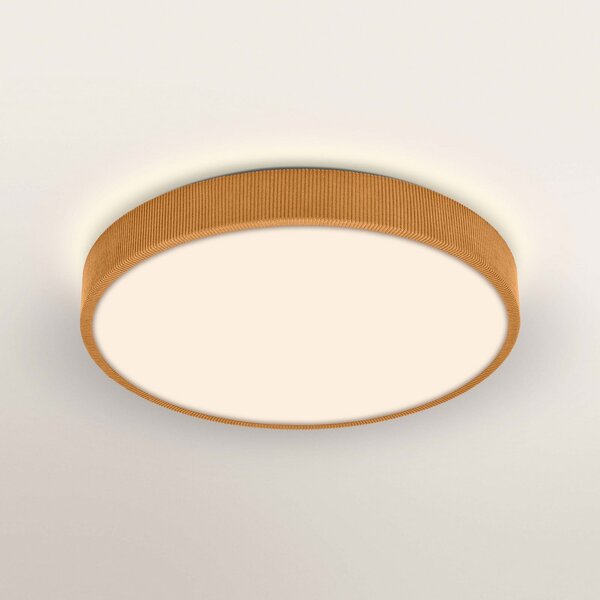 OSRAM LED stropna svetilka ORBIS MATTEO, Ø 49 cm, oranžna, clickdim, zatemnjen, Oranžna, Dnevna soba / jedilnica, Kovina, Sodobni
