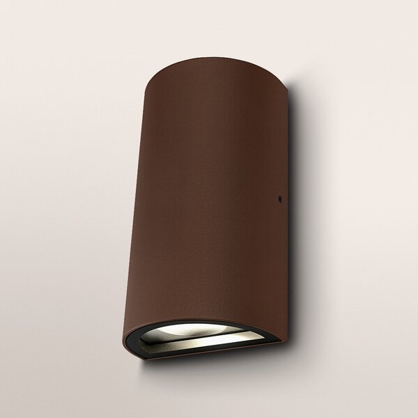 OSRAM LED-stenna svetilka za zunanjo uporabo ENDURA STYLE, rjava, 16 cm,, Rjava / rjasta, Aluminij, Sodobni