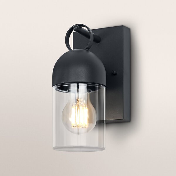 OSRAM zunanja stenska svetilka ENDURA CLASSIC COWBELL, temno siva, IP65, zatemnjen, Siva, Aluminij, Sodobni, Svetilka