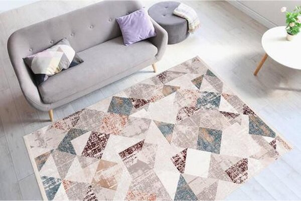VINTAGE PREPROGA 120/180 cm siva, roza