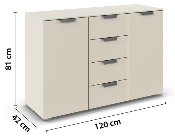 KOMODA, barve šampanjca
