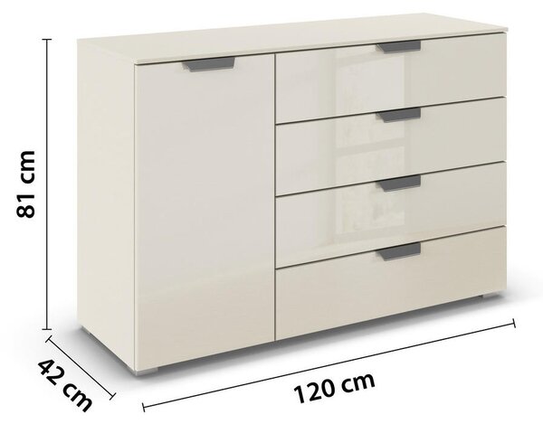 KOMODA, barve šampanjca