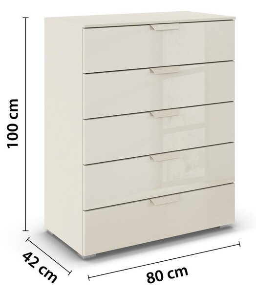 KOMODA, barve šampanjca