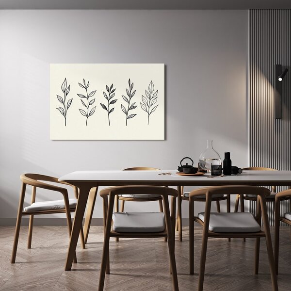 Slika minimalistične vejice v liniji