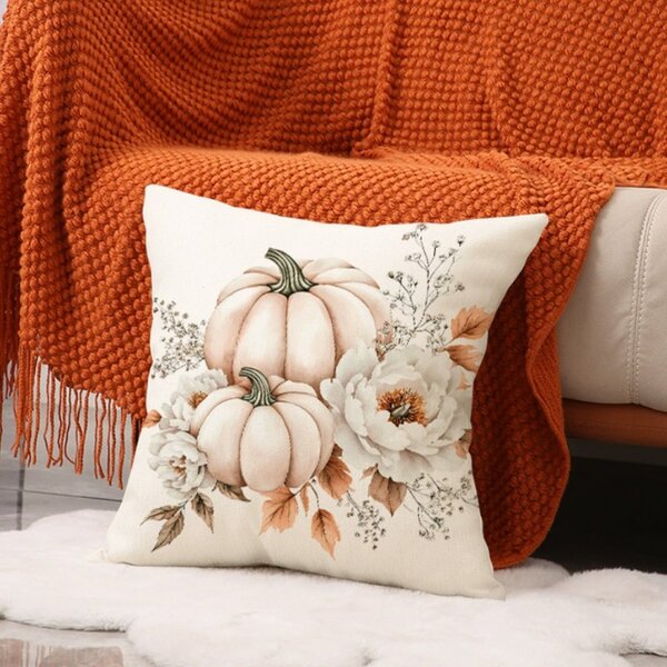 Prevleka za blazino BLOSSOM FALL 45x45 cm, kremna