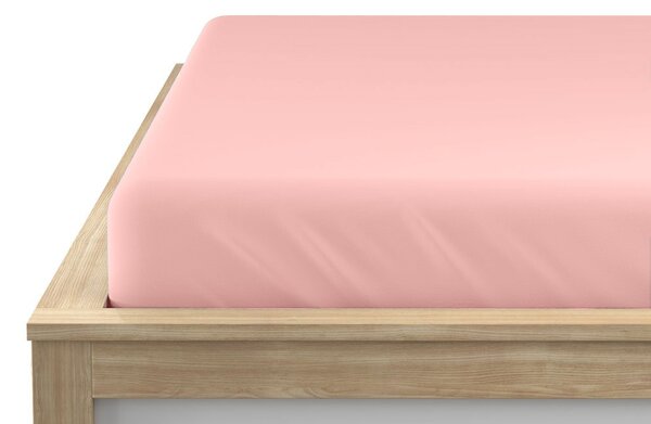 Jersey rjuha EXCLUSIVE svetlo roza 90 x 200 cm