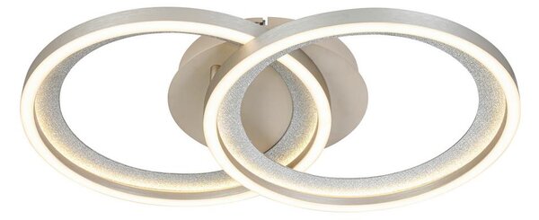 Mömax Stropna Led-svetilka Krista, Ca. 53,5/33,5/7,5 Cm